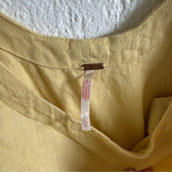 We The Free Full Of Sunshine Cotton-Linen Dress - Picture 4 of 4